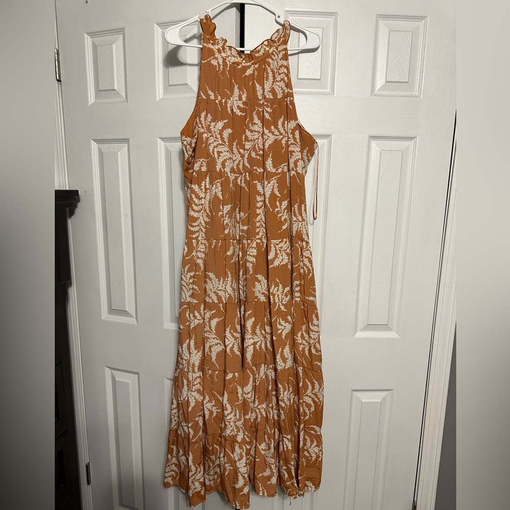 Wonderly Women’s Tie neck Maxi Dress